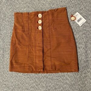 Free People Skirt Noble Adobe size 4 new with tags